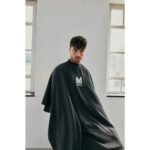 Moser Professional Pinstripe Cape Zwart