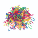Sibel Elastische Haarbandjes Fluo 20mm 500 stuks - Afbeelding 2