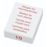 Sibel Reservemesje voor eeltknipper 10x10 stuks