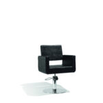 Sibel Cutting Chair Felicitas w/ Round Base Croco Black