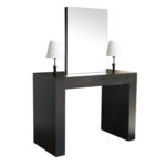 Sibel Styling Unit Isla Dubbelzijdig met lampen Zwart