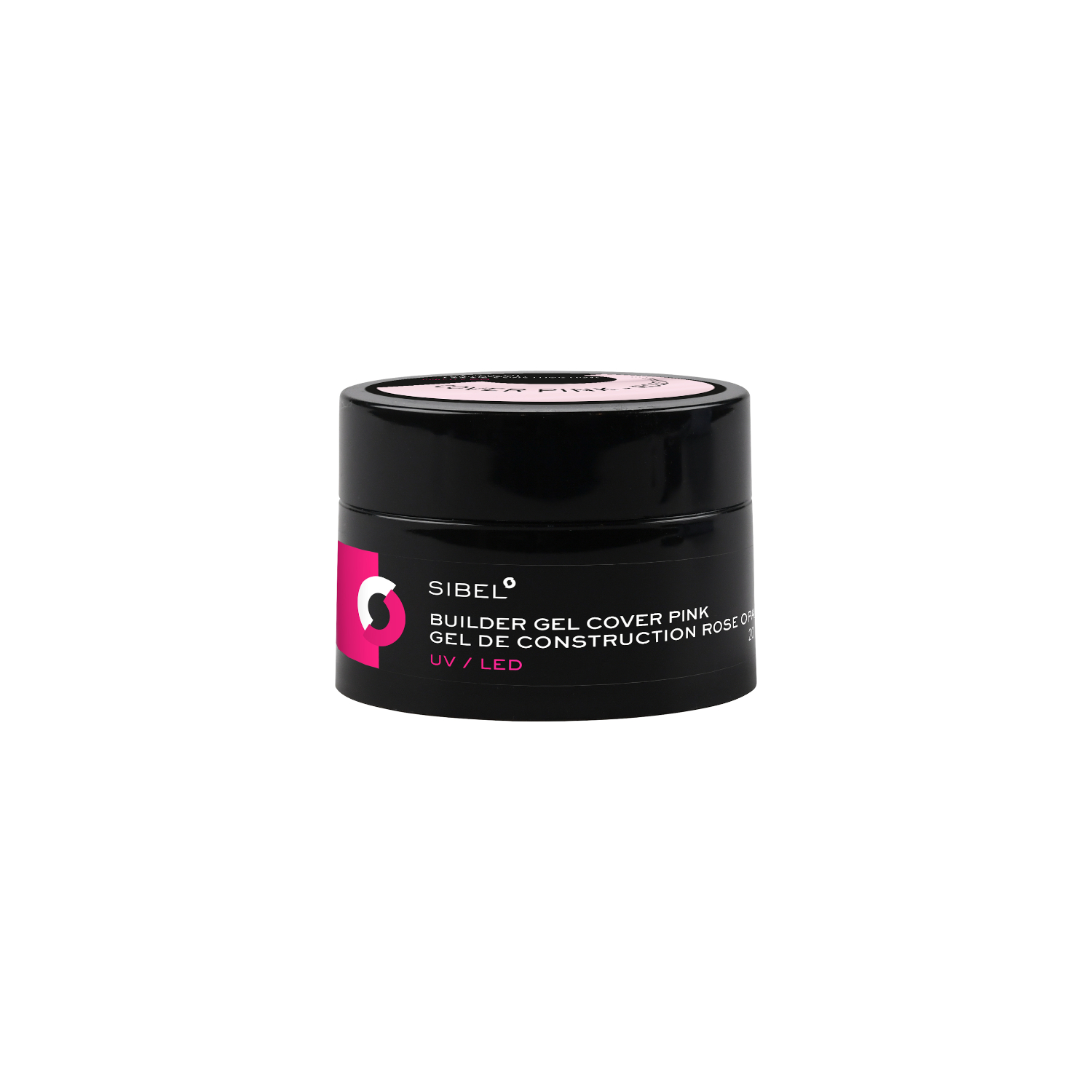 5412058212710 Sibel Opbouw gel Cover Roze 20ml - Afbeelding 1