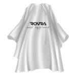 Rovra Barber Cape – White with Logo