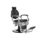 BarbierPro - Buzz - Zilver Zwart Barberstoel