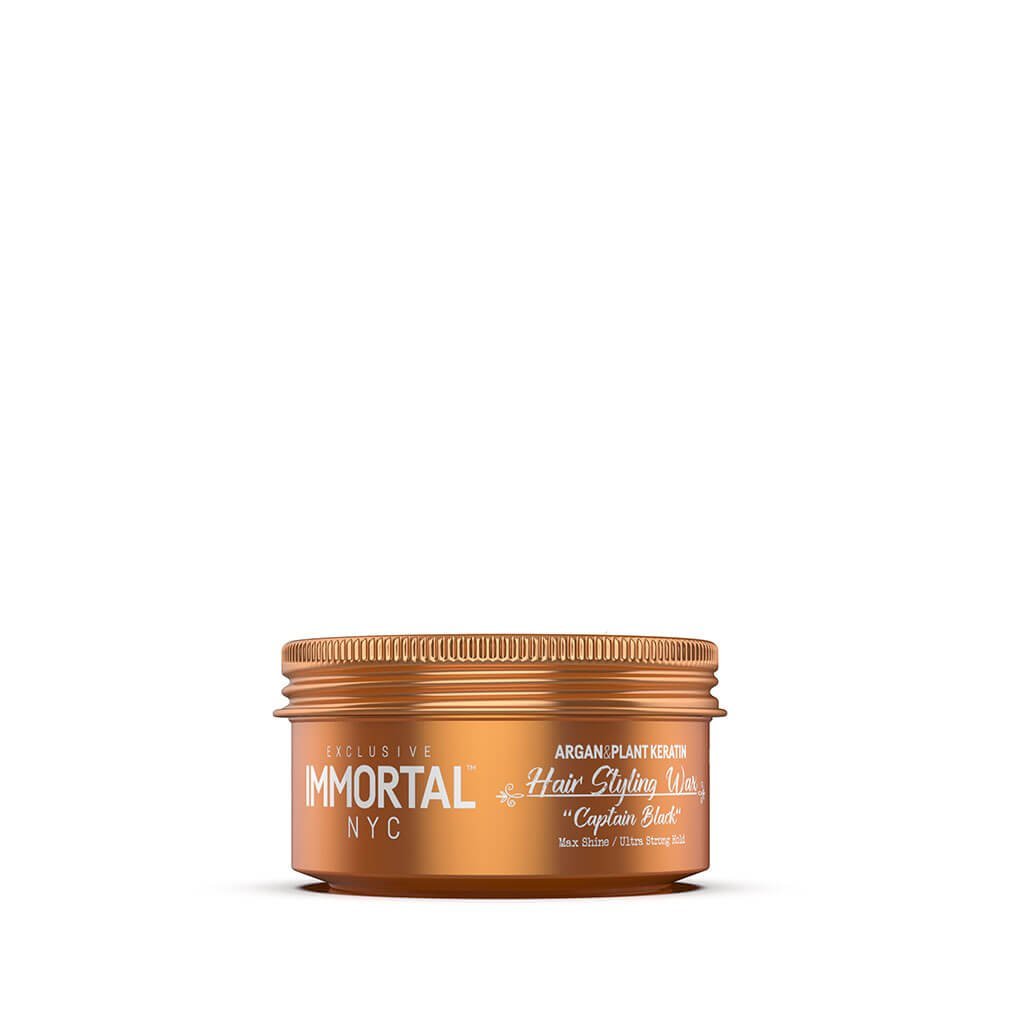 artwork-product-immortal-nyc-hair-styling-wax-captain-black-150-ml-new-1-1746813776796 Immortal NYC Hair Styling Wax Captain Black 150ml (New) - Afbeelding 1