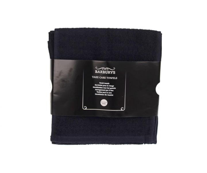 facial_towels.jpg Barburys Take Care Towels facial towels zwart 20 x 70 - Afbeelding 1