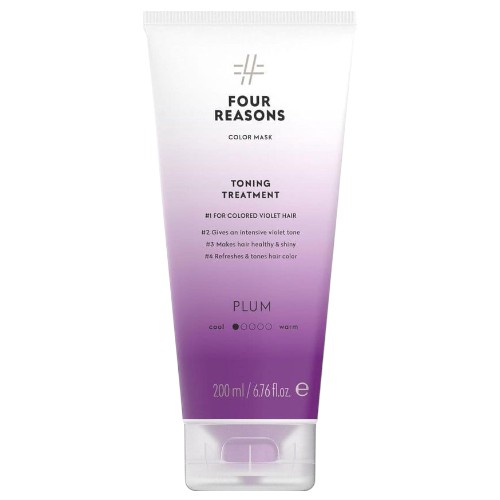four-reasons-toning Four Reasons Color Mask PLUM 200ml - Afbeelding 1