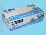 M-Safe Handschoenen nitril maat L blauw poedervrij doos van 100 stuks